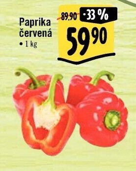Paprika červená