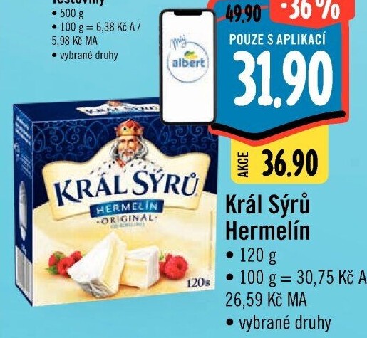 Sýr Hermelín Král sýrů