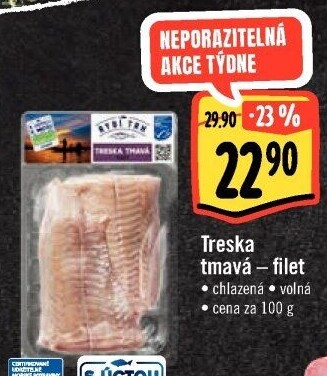 Treska tmavá filety Albert