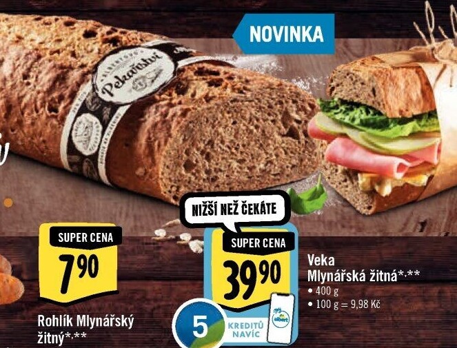 Veka Mlynářská žitná Albert