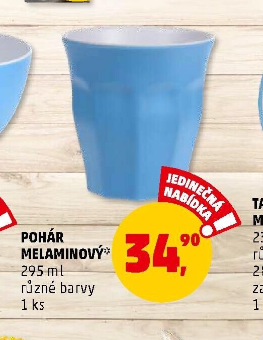 Pohár melaminový