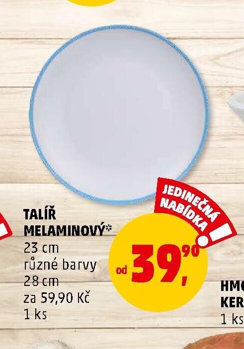 Talíř melaminový