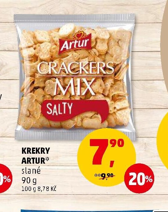 Krekry Artur slané 90 g