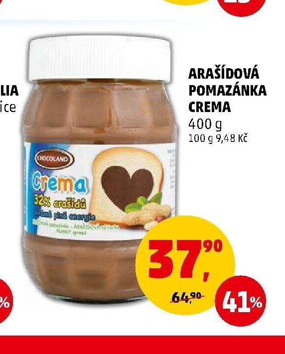 Arašídová pomazánka Crema