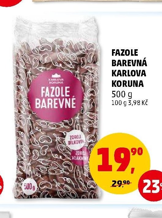 Fazole barevná Karlova Koruna