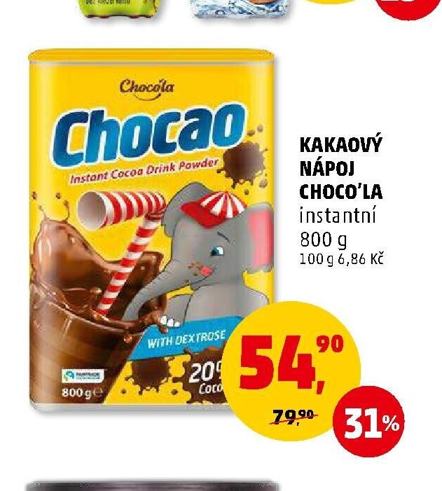 Kakaový nápoj Choco'la instantní 800 g