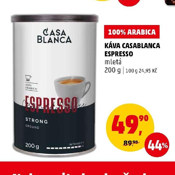Káva Casablanca Espresso mletá 200 g
