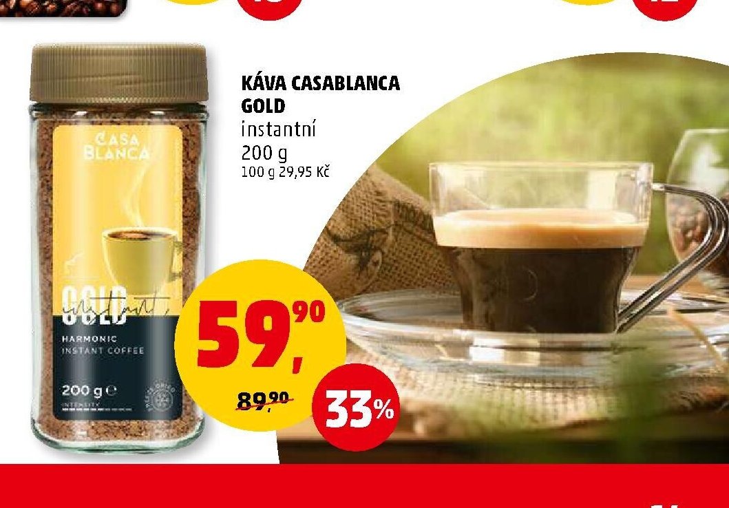 Káva Casablanca Gold instantní 200 g