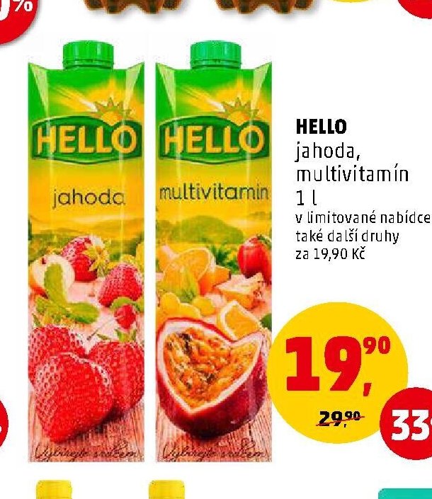 HELLO jahoda, multivitamín