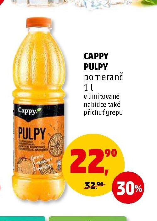 CAPPY PULPY pomeranč