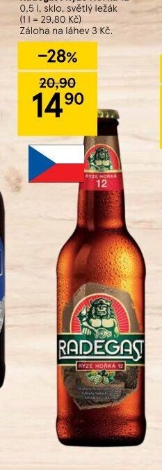 Radegast Ryze Hořká 12, 0,5 l