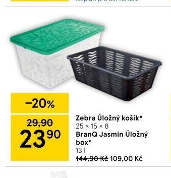 Zebra Úložný košík