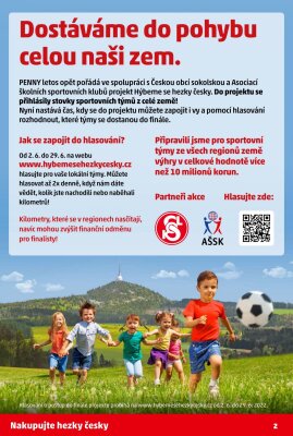 akční leták Penny Market 2.6.2022-8.6.2022