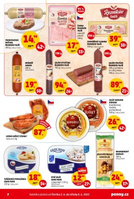 akční leták Penny Market 2.6.2022-8.6.2022