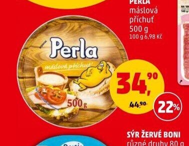 Perla máslová příchuť