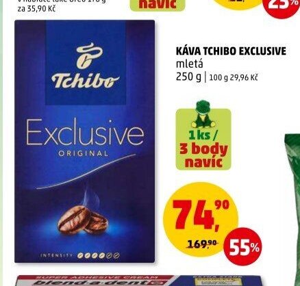 KÁVA TCHIBO EXCLUSIVE mletá