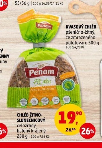 CHLÉB ŽITNO-SLUNEČNICOVÝ