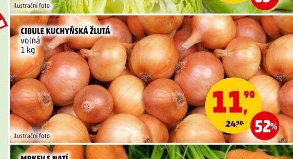 CIBULE KUCHYŇSKÁ ŽLUTÁ