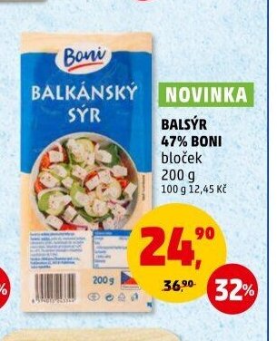 Balsýr 47% Boni bloček 200 g