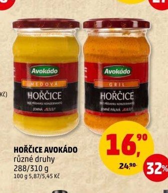 Hořčice Avokádo