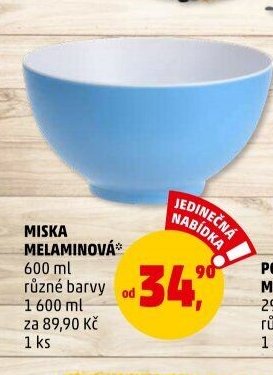 Miska melaminová
