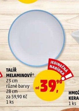 Talíř melaminový