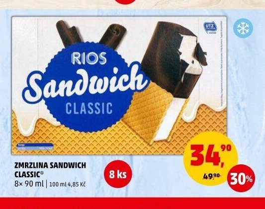Zmrzlina Sandwich Classic