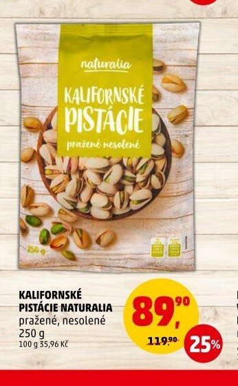 KALIFORNSKÉ PISTÁCIE NATURALIA