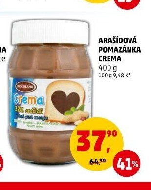 Arašídová pomazánka Crema