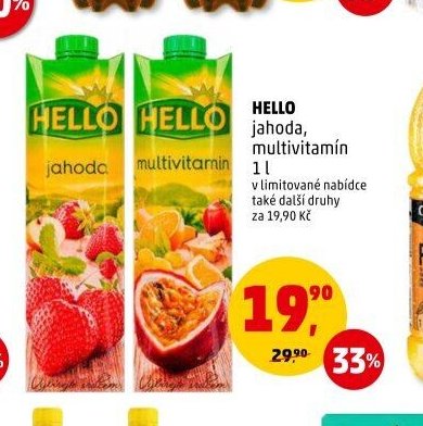 HELLO jahoda, multivitamin
