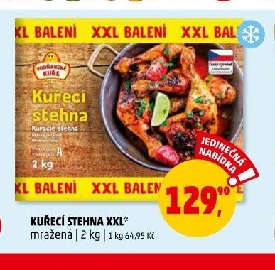 KUŘECÍ STEHNA XXL mražená