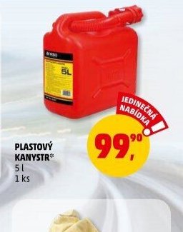 PLASTOVÝ KANYSTR