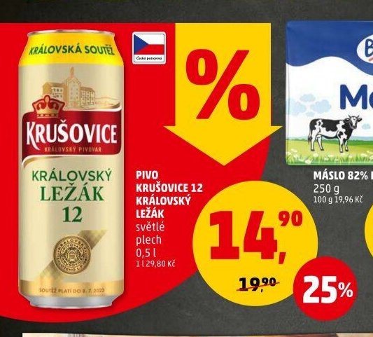 Pivo Krušovice 12 Královský ležák