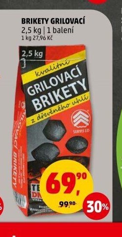 Brikety grilovací