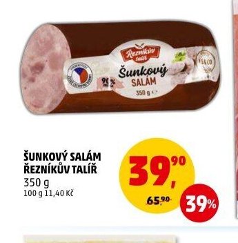 ŠUNKOVÝ SALÁM ŘEZNÍKŮV TALÍŘ