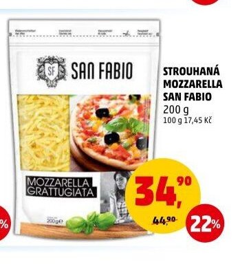 STROUHANÁ MOZZARELLA SAN FABIO