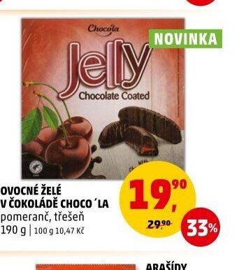 OVOCNÉ ŽELÉ V ČOKOLÁDĚ CHOCO´LA