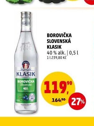 BOROVIČKA SLOVENSKÁ KLASIK 0,5 l