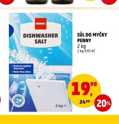 SŮL DO MYČKY PENNY 2 kg