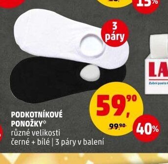Podtníkové ponožky