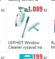 LEIFHEIT Window Cleaner vysavač na