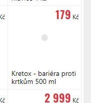 Kretox - bariéra proti krtkům 500 ml