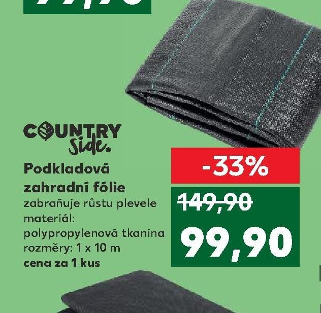 Podkladová zahradní fólie