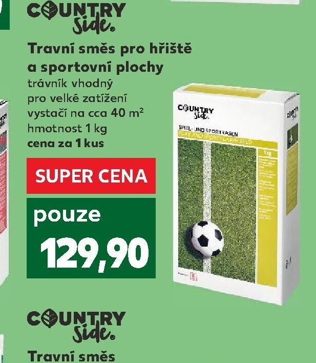 Travní směs pro hřiště a sportovní plochy
