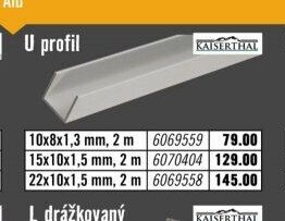 U profil - Hornbach akcniletaky.com