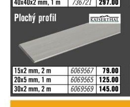 Plochý profil - Hornbach akcniletaky.com
