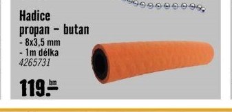 Hadice propan-butan 8x3,5 mm - Hornbach akcniletaky.com