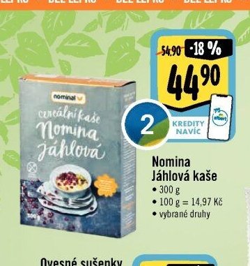 Nomina Jáhlová kaše