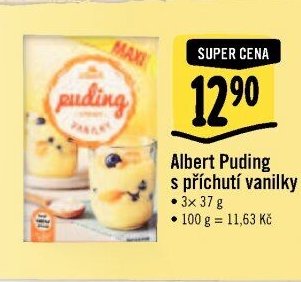 Albert Puding s příchutí vanilky