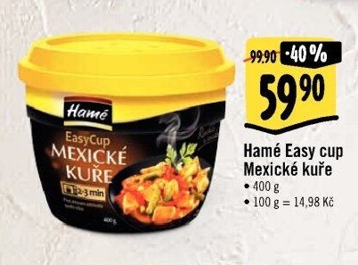 Hamé Easy cup Mexické kuře